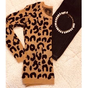 Sassy Leopard Print | Knit Sweater